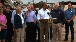 President Obama Tours Oklahoma Storm Damage