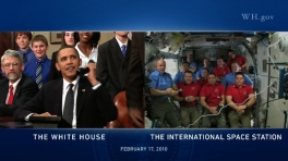 President Obama's call to the International Space Station