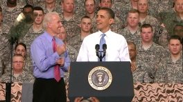 President Obama and Vice President Biden Visit Troops at Fort Campbell