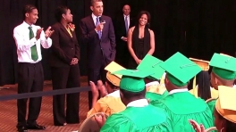 President Obama Surprises Booker T. Washington Graduates