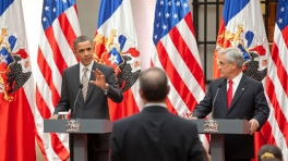 President Obama, President Pinera Meet in Santiago