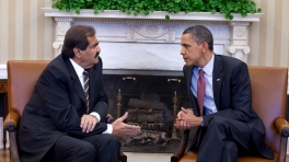President Obama Meets with Amir Hamad Bin Khalifa Al-Thani