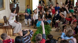 First Lady Michelle Obama Q&A with Children