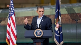 President Obama Visits Wind Turbine Blade Plant