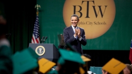 President Obama Gives Commencement Address at Booker T. Washington High School