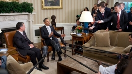 President Obama Meets with King Abdullah II of Jordan