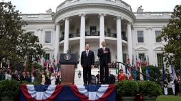 Official Arrival of President Calderón