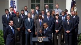 President Obama Welcomes the Duke Blue Devils