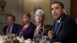 President Obama After Cabinet Meeting