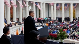 President Obama Honors Those Who Served on Veterans Day