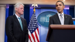 Press Briefing with President Obama and President Clinton