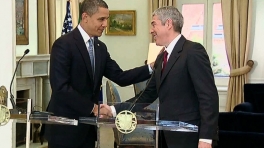 President Obama Meets with Prime Minister Socrates