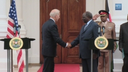 Vice President Biden and Kenyan President Kibaki
