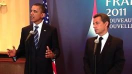 President Obama and President Sarkozy at G8 Summit
