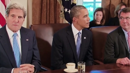 President Obama Holds a Cabinet Meeting