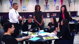 President Obama Visits a Florida Classroom