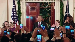 President Obama Speaks at an Afternoon Hanukkah Reception