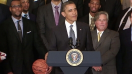 President Obama Welcomes the 2012 NBA Champion Miami Heat