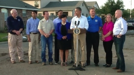 President Obama Tours Areas Damaged by Hurricane Isaac