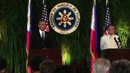 President Obama Holds a Press Conference with President Aquino of the Philippines