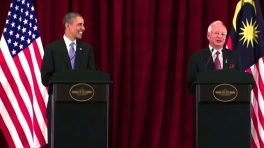 President Obama Holds a Press Conference with Prime Minister Najib of Malaysia