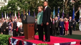 Germany Official Visit Arrival Ceremony