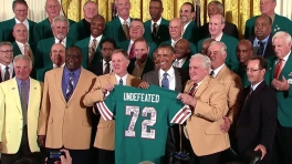 President Obama Honors the 1973 Super Bowl Champion Miami Dolphins