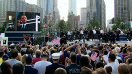 President Obama Attends 9/11 Memorial Service in NYC