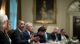 President Obama Holds a Cabinet Meeting