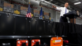 President Obama at Johnson Control’s Battery Plant
