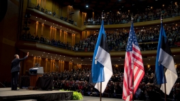 President Obama Addresses the People of Estonia