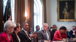 President Obama Holds a Cabinet Meeting