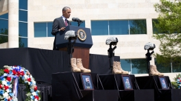 President Obama Speaks at a Memorial Service for Victims of the Shooting at Fort Hood