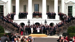President Obama Welcomes BCS National Champion Alabama Crimson Tide