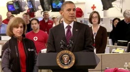 President Obama at Red Cross