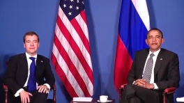 President Obama and President Medvedev Meet Before G8 Summit