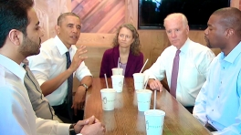 The President and Vice President Get Lunch -- and Talk About Transportation Funding