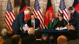 President Obama and President Karzai Sign the Strategic Partnership Agreement