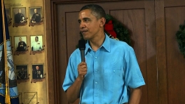 President Obama Speaks to Servicemembers on Christmas