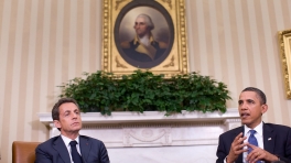 President Obama Meets with President Sarkozy