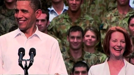 President Obama Speaks to U.S. and Australian Service Members