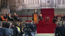 President Obama Addresses the British Parliament