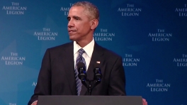 President Obama Addresses the American Legion