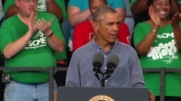 President Obama speaks at the 2014 Milwaukee Laborfest