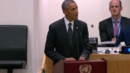 President Obama Speaks at the U.N. Meeting on Ebola