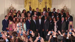 The UConn Huskies Visit the White House