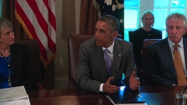 President Obama Holds a Cabinet Meeting