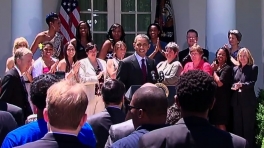 President welcomes the Seattle Storm