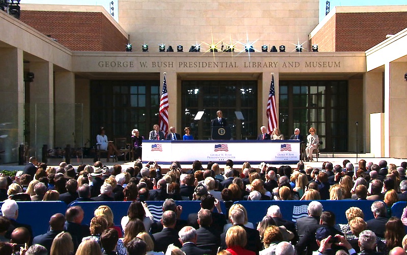 President Obama Speaks at the Dedication of the George W. Bush ...