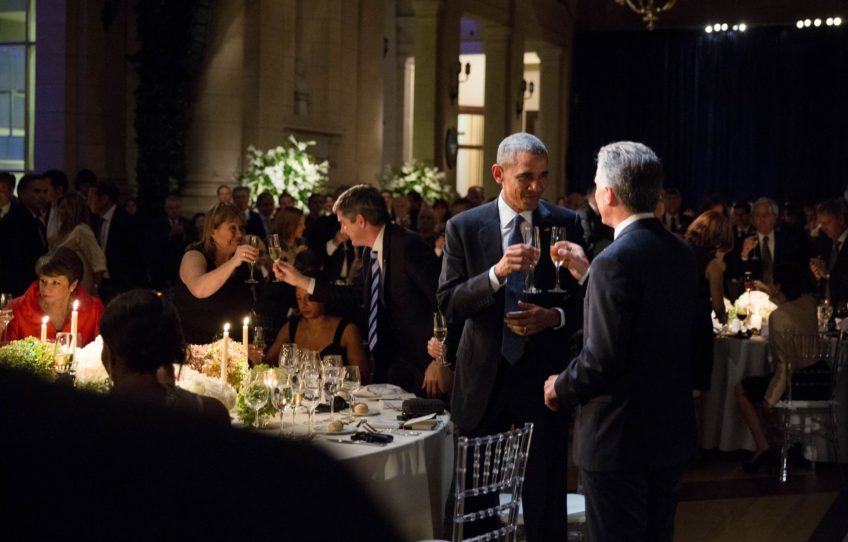 President Obama and President Macri of Argentina Exchange Toasts | The ...